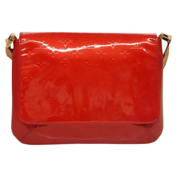 LOUIS VUITTON Monogram Vernis Thompson Street Bag Red M91094 LV Auth 116785 - Picture 2 of 16
